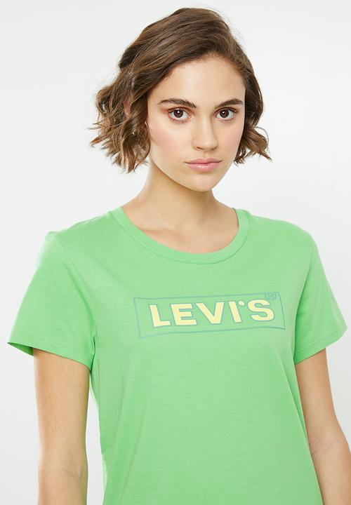 Levi’s® - The perfect tee box tab outline - green