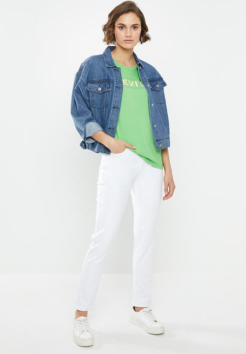 Levi’s® - The perfect tee box tab outline - green