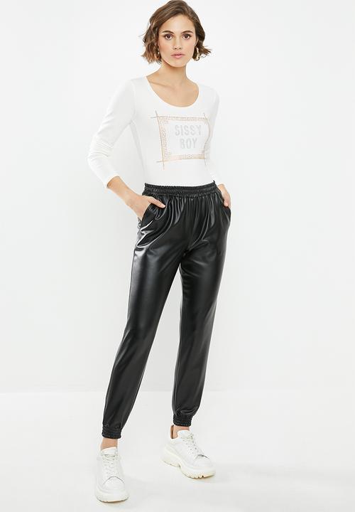 SISSY BOY - Round neck logo with bling logo - off white