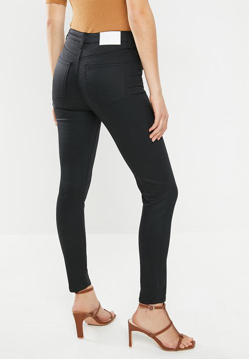 Glamorous - Wren high waisted ankle grazer - black 