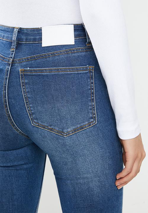 Glamorous -  Wren high waisted ankle grazer - blue