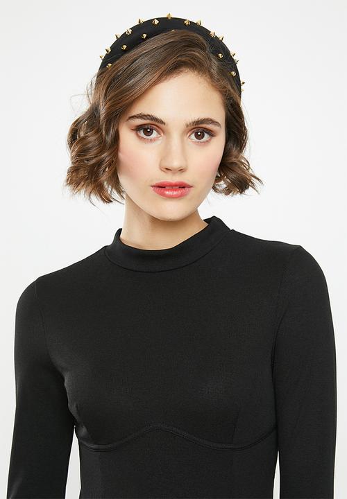 Glamorous - 3/4 Sleeve mini bodycon dress - black