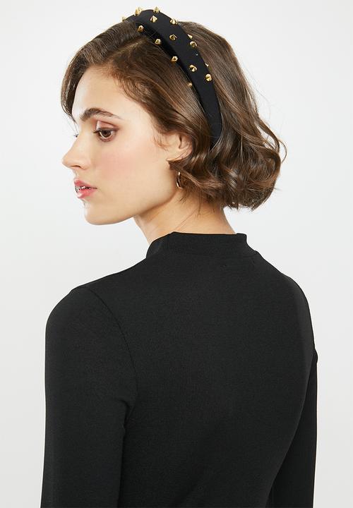 Glamorous - 3/4 Sleeve mini bodycon dress - black