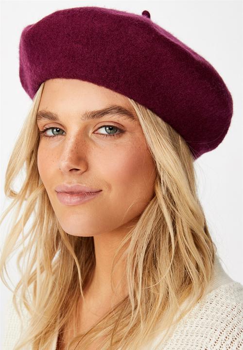 Rubi - Coco beret - red mahogany