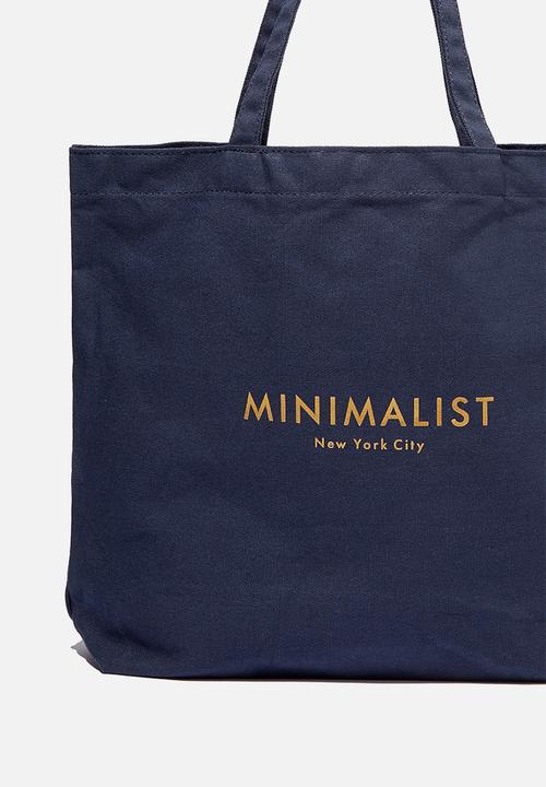 Rubi - Minimalist washed tote - eclipse