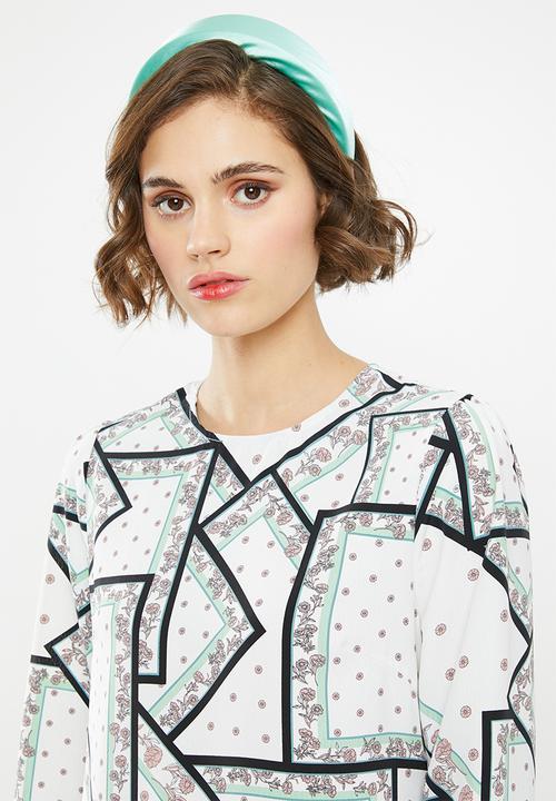 Glamorous - Geometric flower tunic - multi