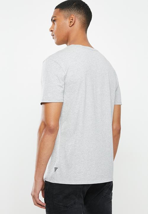 GUESS - Guess short sleeve 2 tone print tee - grey