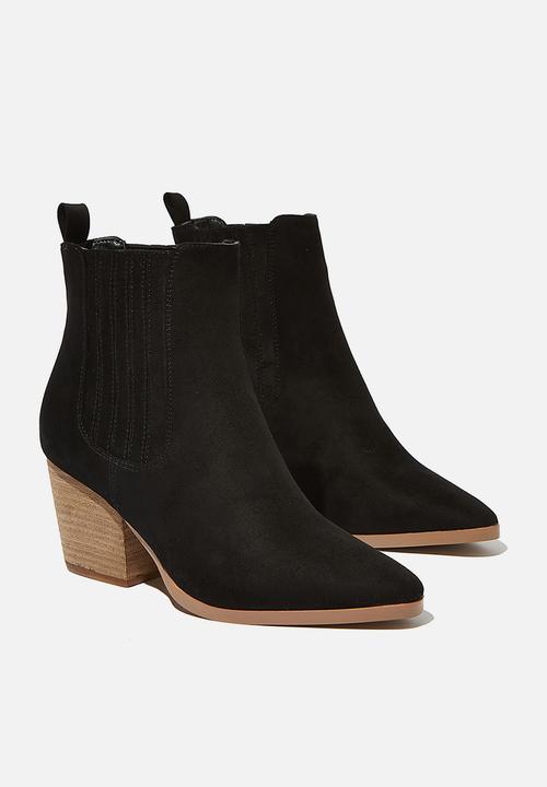 Cotton On - Jolene gusset boot - black