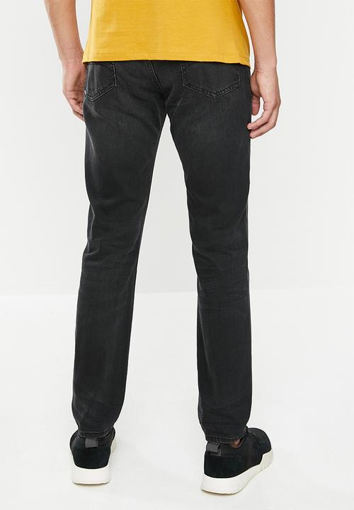 Superdry. - Conor tapered jeans - black