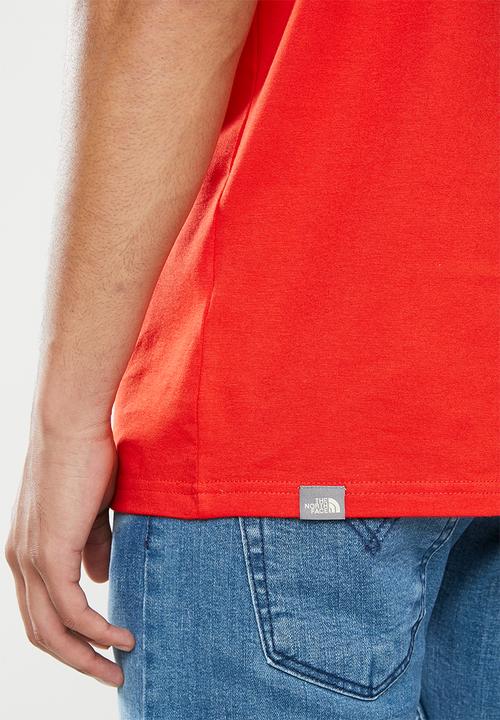 The North Face - Walls are for climbing tee - red