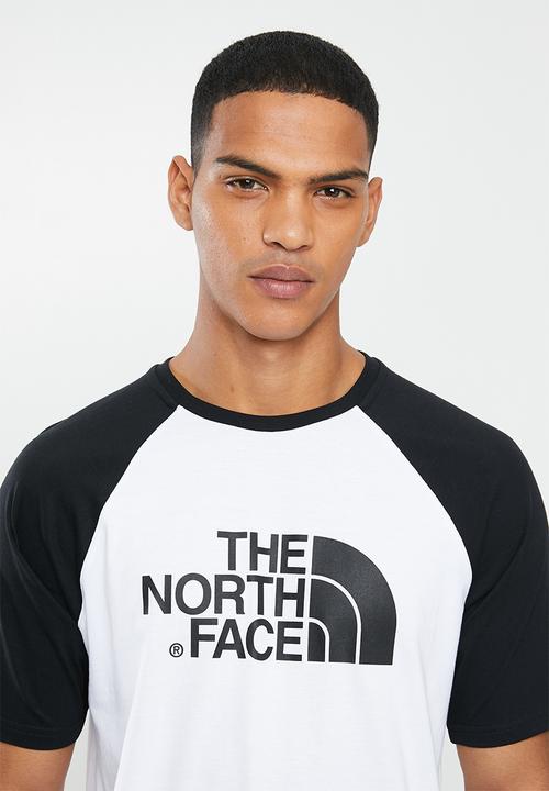 The North Face - Easy raglan tee - white & black
