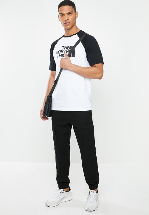 The North Face - Easy raglan tee - white & black