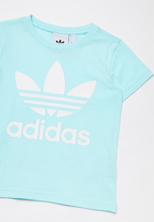 adidas Originals - Little boys trefoil tee - blue & white
