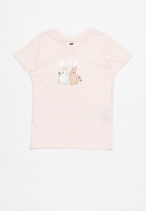 Cotton On - Penelope short sleeve tee 2 pack - blue & pink