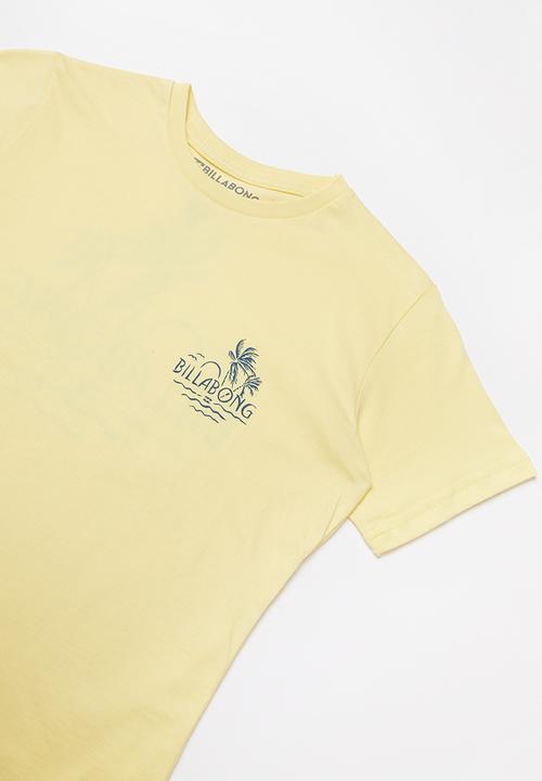 Billabong  - Social club short sleeve tee - yellow