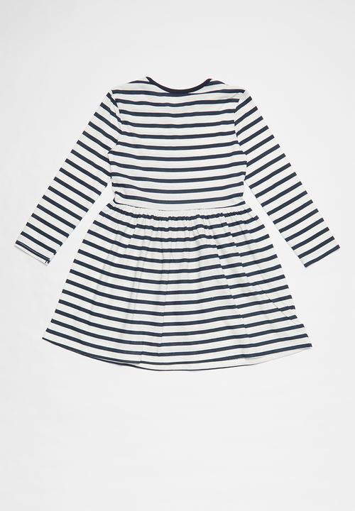 Pop Candy - 2 Pack dress - navy & white