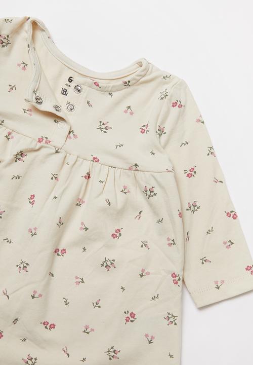 Cotton On - Molly long sleeve dress & Quinn ruffle legging - dark vanilla