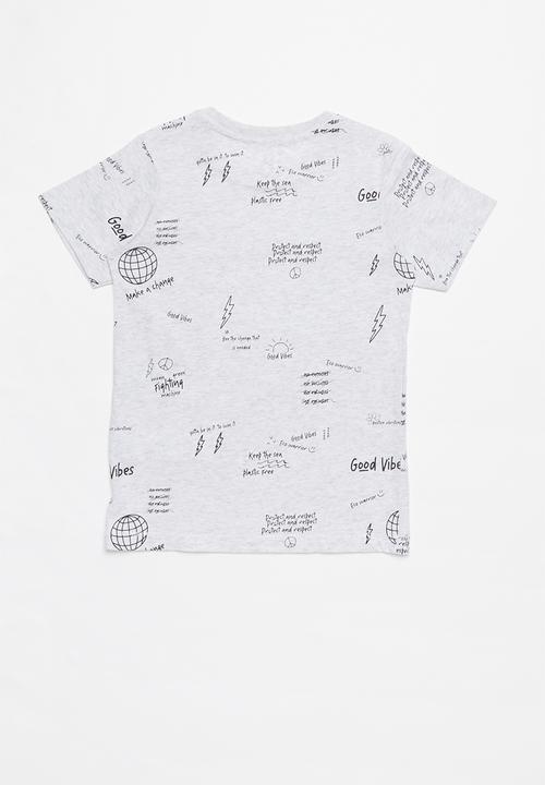 Cotton On - Max short sleeve tee - summer grey marle