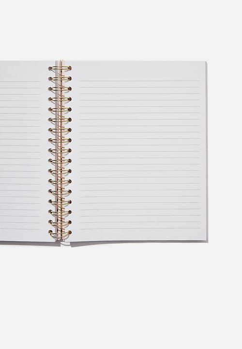 Typo - Ultimate spiral notebook - green 