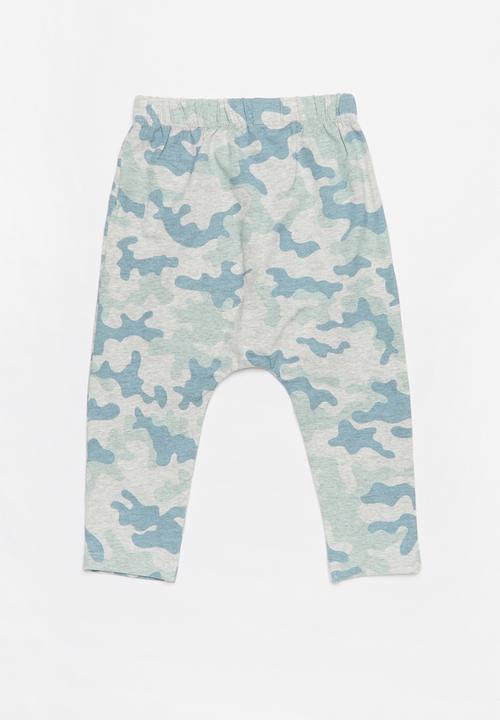 Cotton On - The legging - cloud marle stone green camo