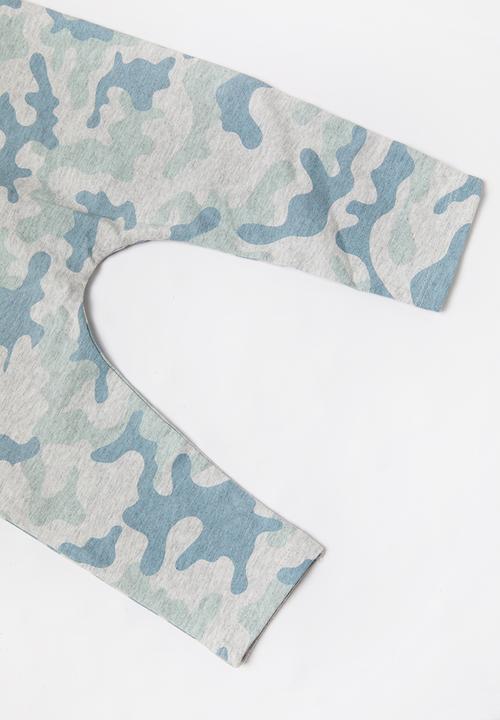 Cotton On - The legging - cloud marle stone green camo