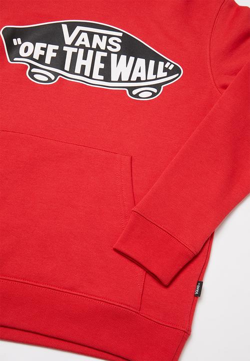Vans - Boys off the wall pullover fleece - red