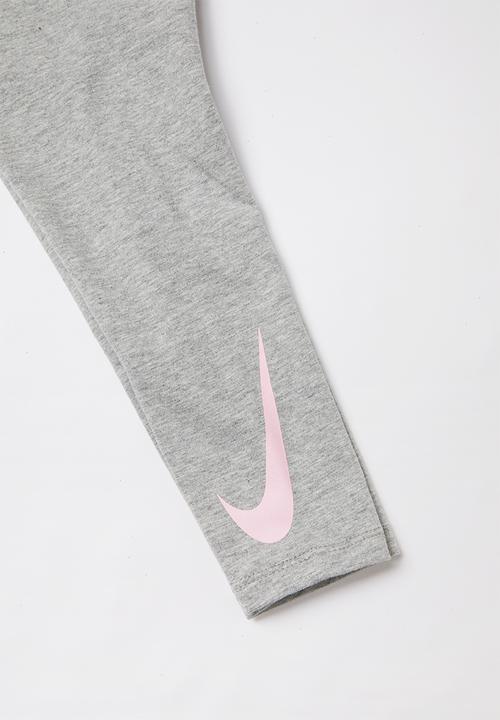 Nike - Swooshoot tunic legging set - grey & pink