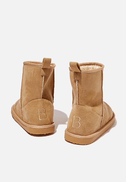 Cotton On - Hallie short home boot - brown 
