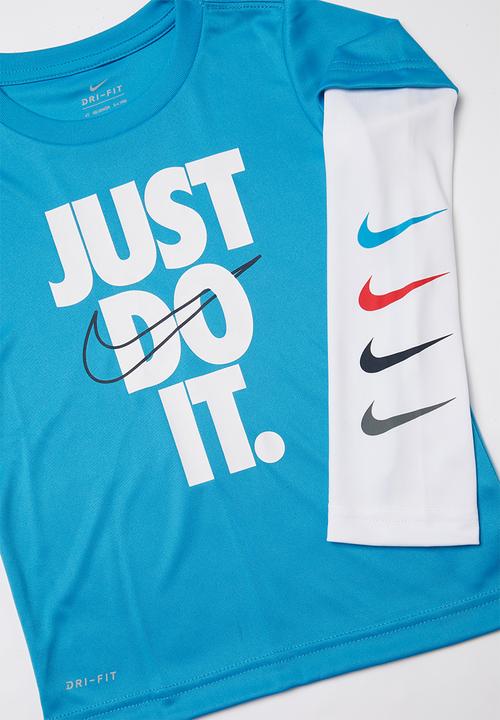 Nike - Nike sportswear jersey performance - blue & white