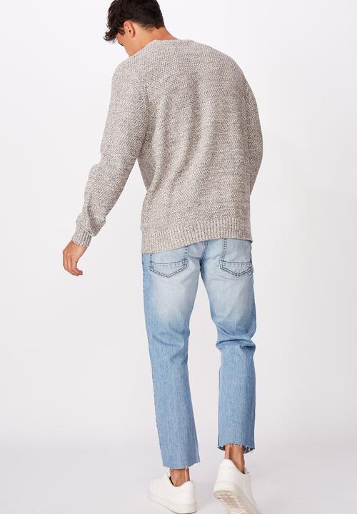 Cotton On - Crew knit - grey