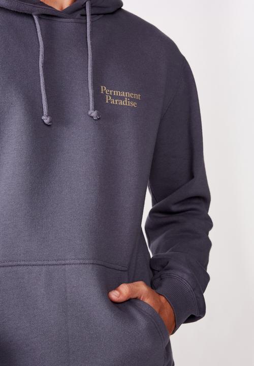 Cotton On - Permanent paradise fleece pullover - dusty denim