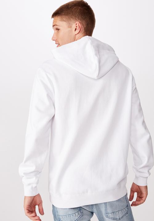 Cotton On - Coke boxed collab fleece pullover - white