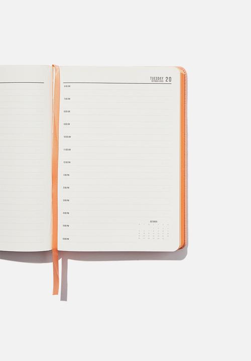 Typo - 2020 21 A5 daily buffalo diary - peach