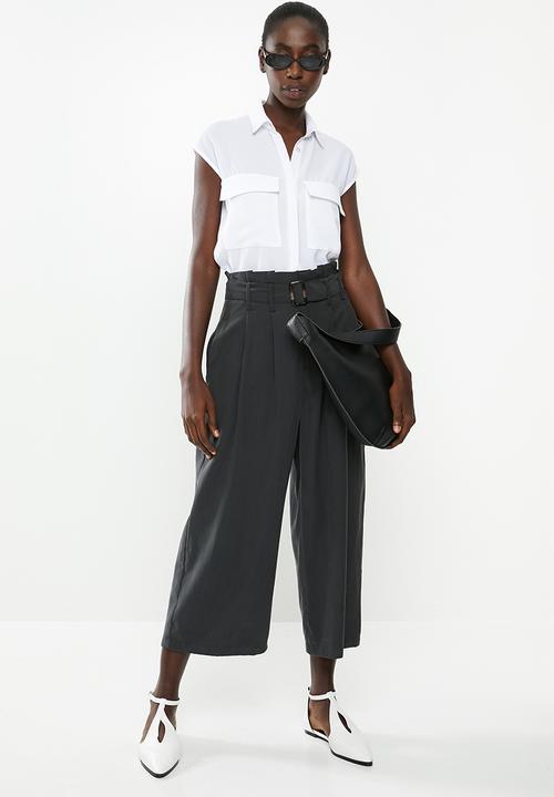 Superbalist - Short sleeve utility shirt - white
