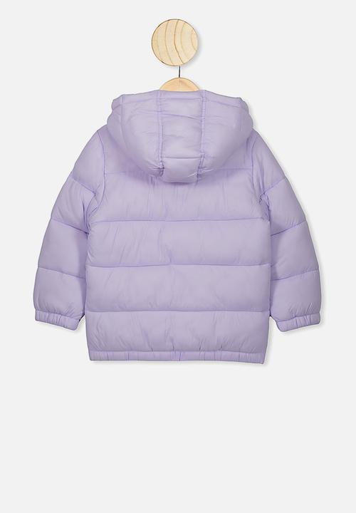 Cotton On - Frankie puffer jacket - vintage lilac
