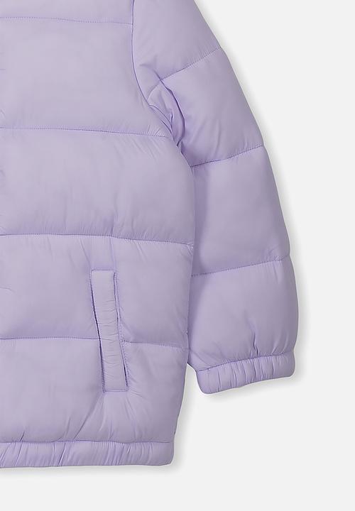 Cotton On - Frankie puffer jacket - vintage lilac