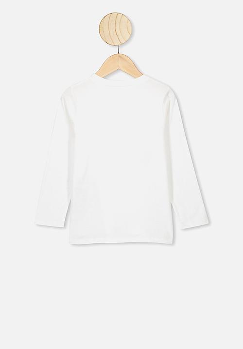 Cotton On - Stevie ls embellished tee - vanilla