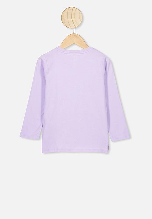 Cotton On - Stevie ls embellished tee - vintage lilac