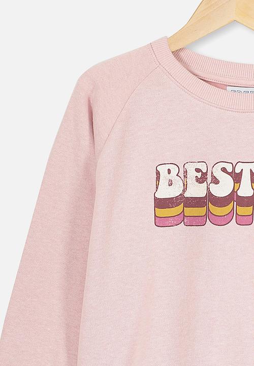 Free by Cotton On - Boxy crew neck jumper - pink