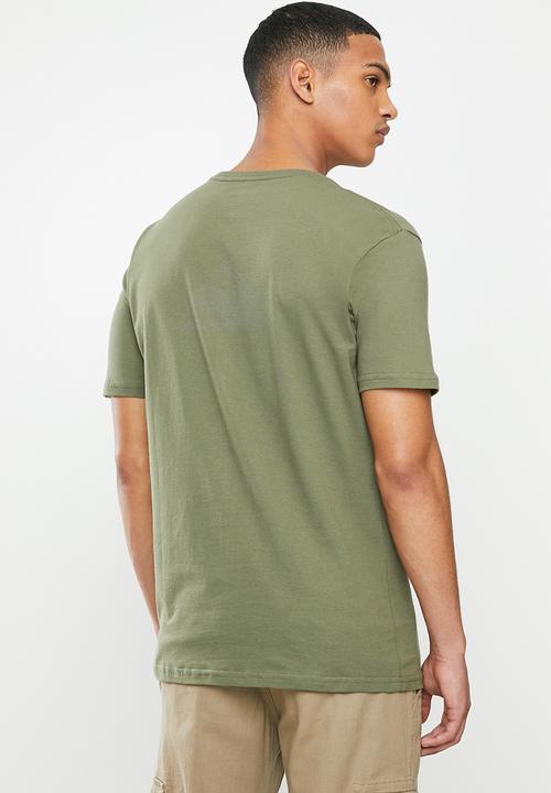 Quiksilver - Comp logo tee - khaki