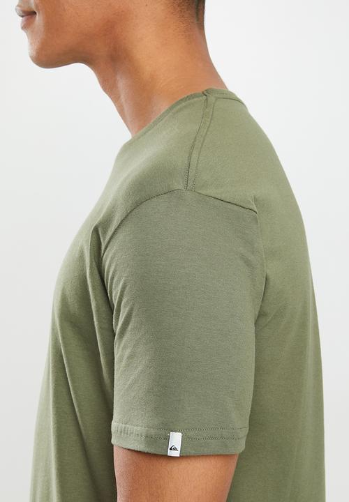 Quiksilver - Comp logo tee - khaki