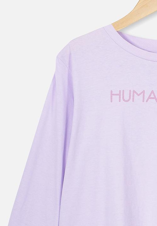 Free by Cotton On - Girls long sleeve tee - purple