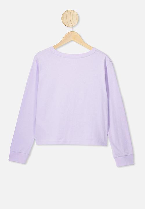 Free by Cotton On - Girls long sleeve tee - purple