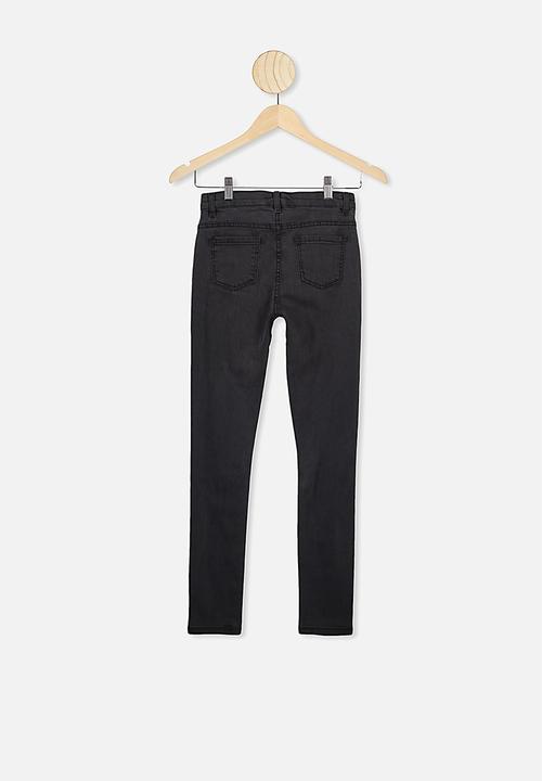 Free by Cotton On - Sally skinny jean - black 
