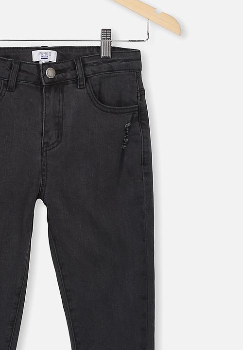 Free by Cotton On - Sally skinny jean - black 