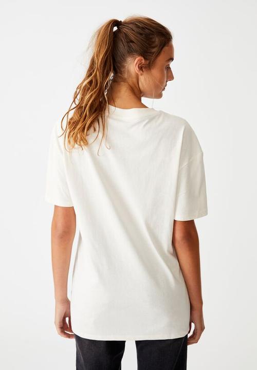 Cotton On - The original graphic tee - white sand