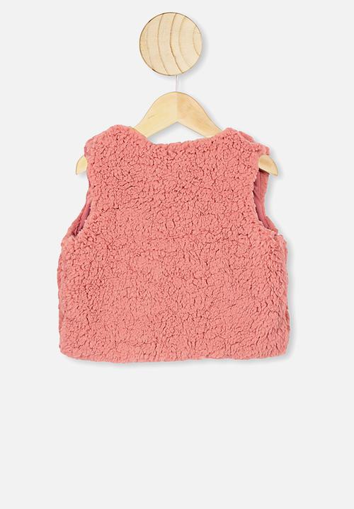 Cotton On - Alex vest - rusty blush