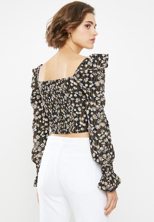 Glamorous - Puff sleeve blouse - multi 