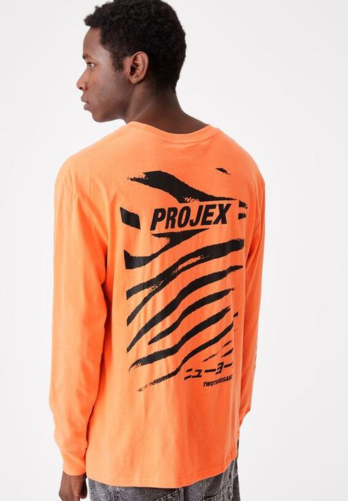 Cotton On - Projex Tbar long sleeve - sherbert orange