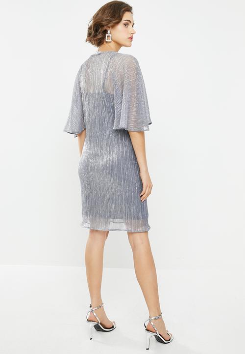 Superbalist - Wide sleeve mini dress - silver